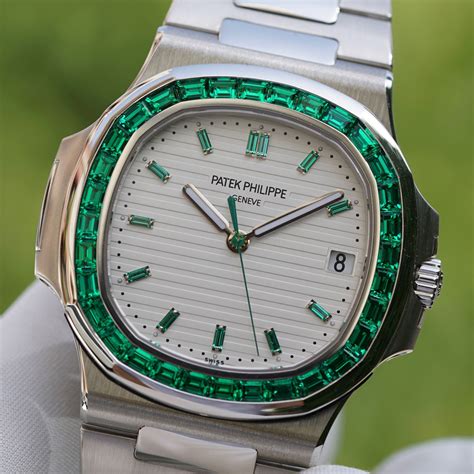 patek philippe nautilus emerald price|Patek Philippe Nautilus price list.